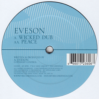 Eveson - Wicked Dub / Peace - Boomkat