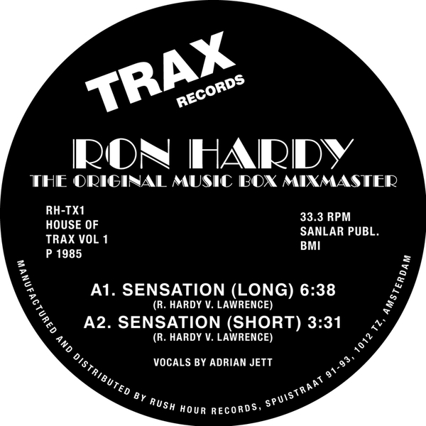 Ron Hardy / Rdy #7【12&quot;】 Ron Hardy – Rdy #7 – Vinyl (Clear, 12