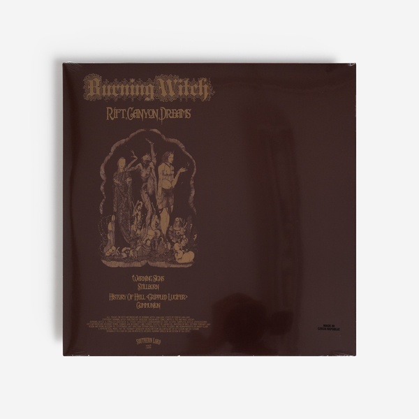 Burning witch back