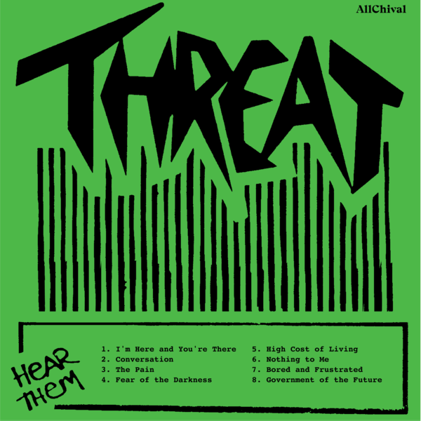The threat tape front