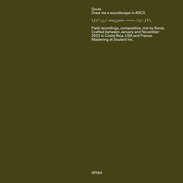 Soula - Draw me a soundscape in ASCII - Boomkat