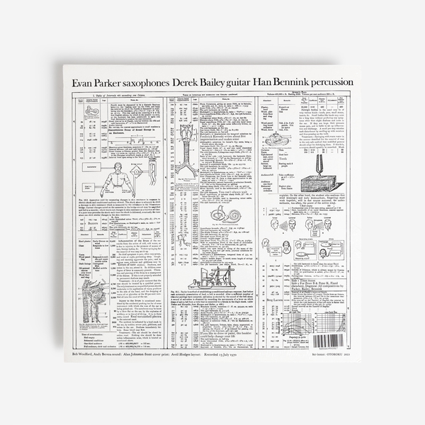 Evan Parker / Derek Bailey / Han Bennink - The Topography Of The