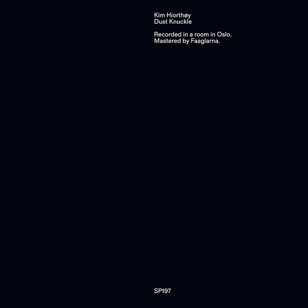 Kim Hiorthøy Dust Knuckle Boomkat