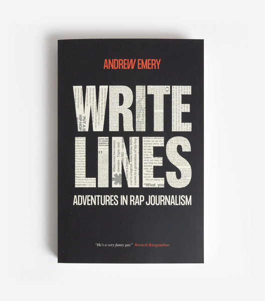 Write lines front