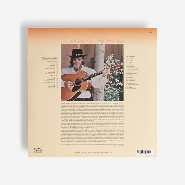 Lee Underwood - California Sigh - Boomkat