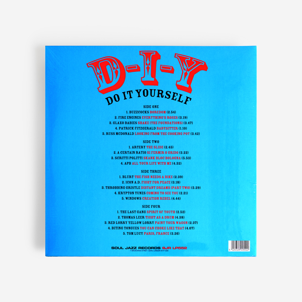 英LP DIY Do It Yourself: The Rise Of The Independent Music I SJRLP552C Soul Jazz Records UK /00466 Soul Jazz Records presents - D-I-Y: DO-IT-YOURSELF – Punk