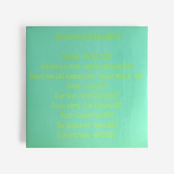 Astrid Sonne – Great Doubt Edits (LP) – Soundohm
